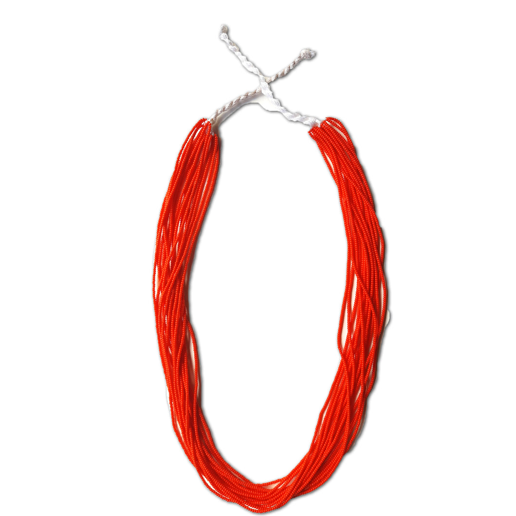 Colar de Voltas Mo,yt - Vermelho